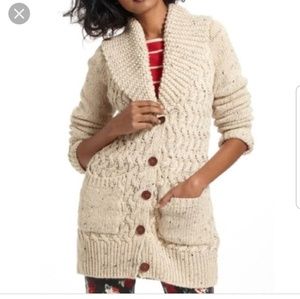 Anthropologie Isabella Sinclair cable knit sweater